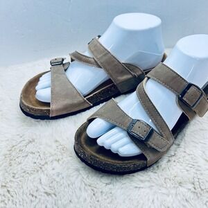 Outwoods‎ Sandals Womens Adjustable Buckle Straps Comfort Cork Footbed